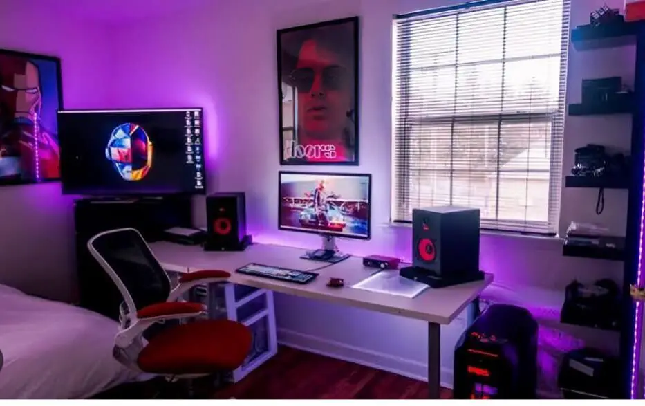 How to make a gaming room in your bedroom